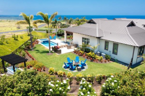 BLUE SERENITY Luxurious home in private community with Heated Private Pool Spa Detached Ohana Suite